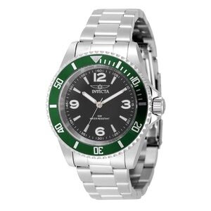 Invicta Specialty Silver and Green Men's Watch 40mm